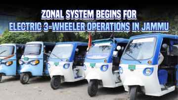 Zonal System Begins for Electric 3-Wheeler Operations in Jammu