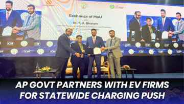 AP Govt Partners with EV Firms for Statewide Charging Push