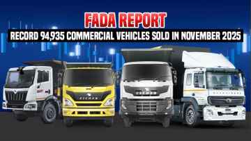 FADA Report: Record 94,935 Commercial Vehicles Sold in November 2025