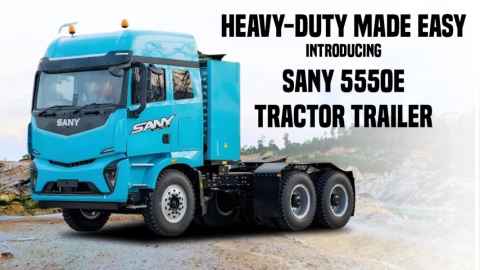 Heavy-Duty Made Easy: Introducing Sany 5550E Tractor Trailer