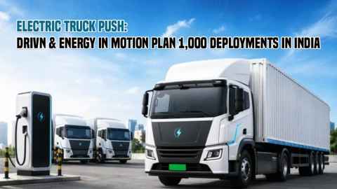Electric Truck Push: Drivn & Energy in Motion Plan 1,000 Deployments in India