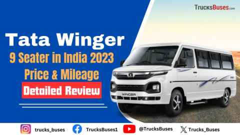 Tata Winger 9 Seater in India 2024 Price & Mileage - Detailed Review