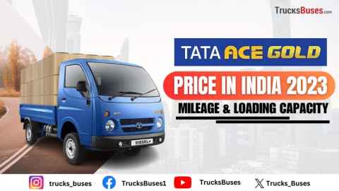 Tata Ace Gold Price in India 2024 - Mileage & Loading Capacity