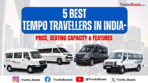 5 Best Tempo Travellers in India- Price, Seating Capacity & Features 