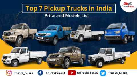 Top 7 Pickup Trucks in India- Price and Models List