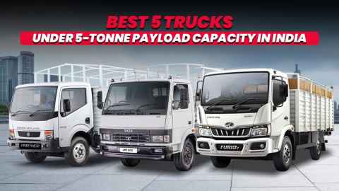 Best 5 Trucks Under 5-Tonne Payload Capacity in India