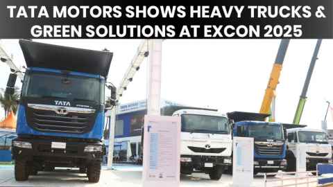 Tata Motors Shows Heavy Trucks and Green Solutions at EXCON 2025