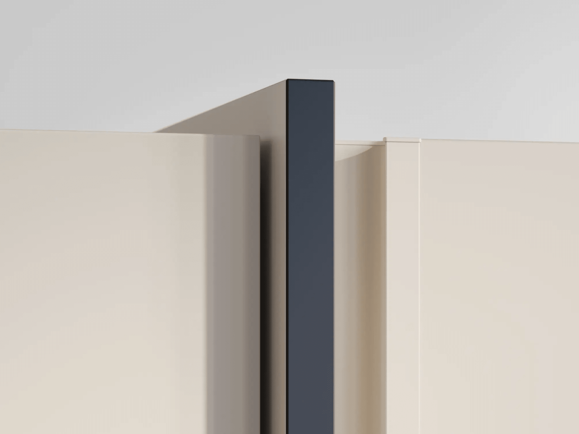 Bookcase in Sand and Blue 8