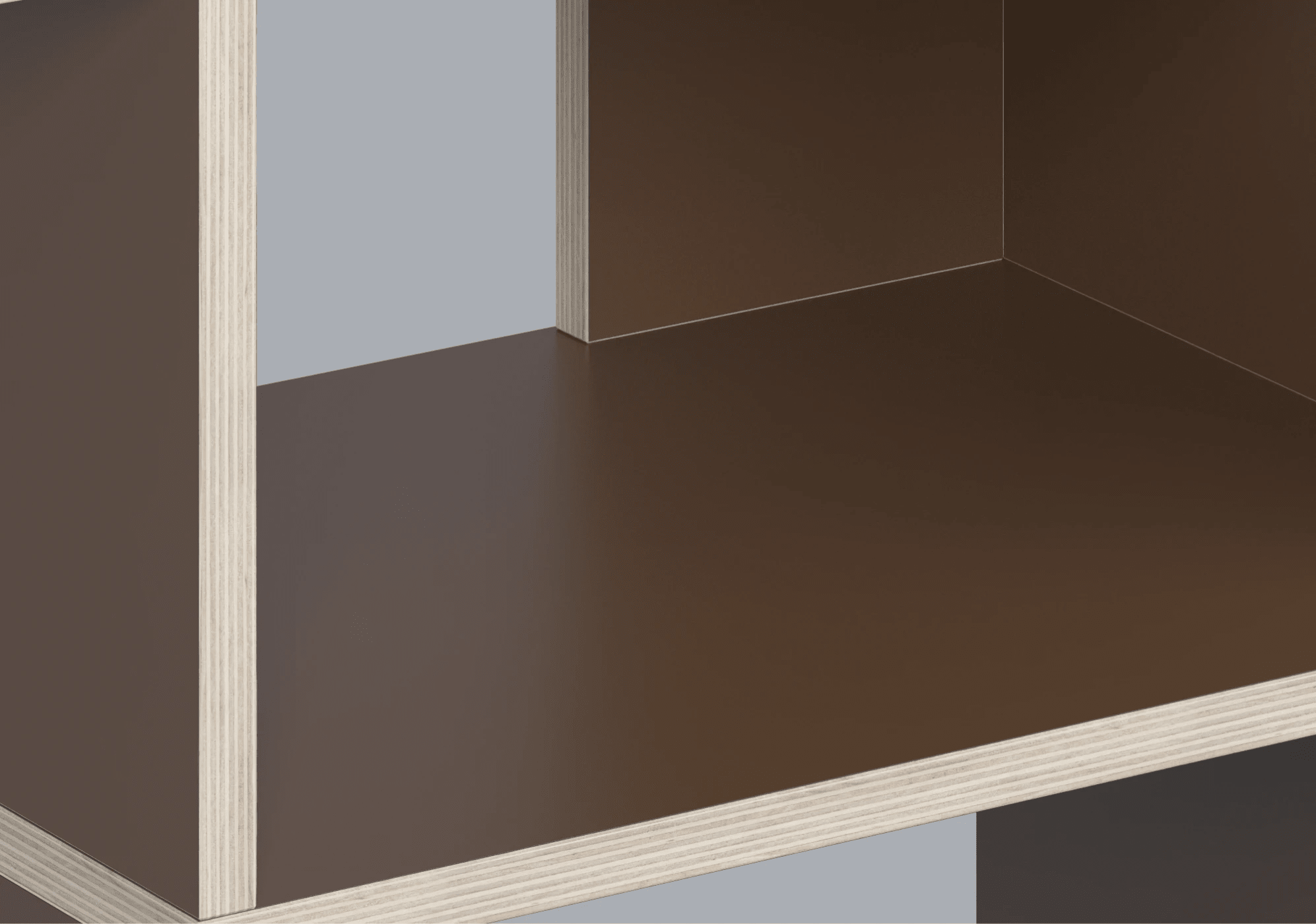 Bookcase in Brown with Drawers 7