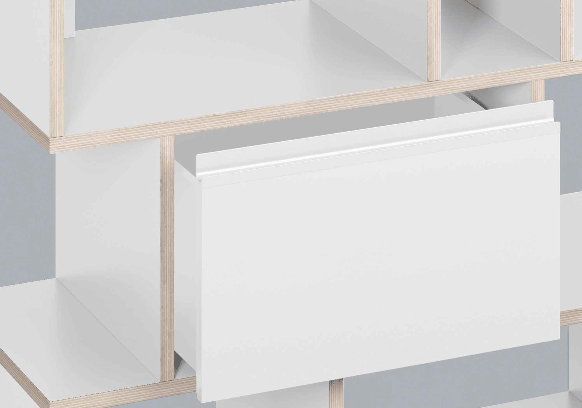 Bookcase in White 8