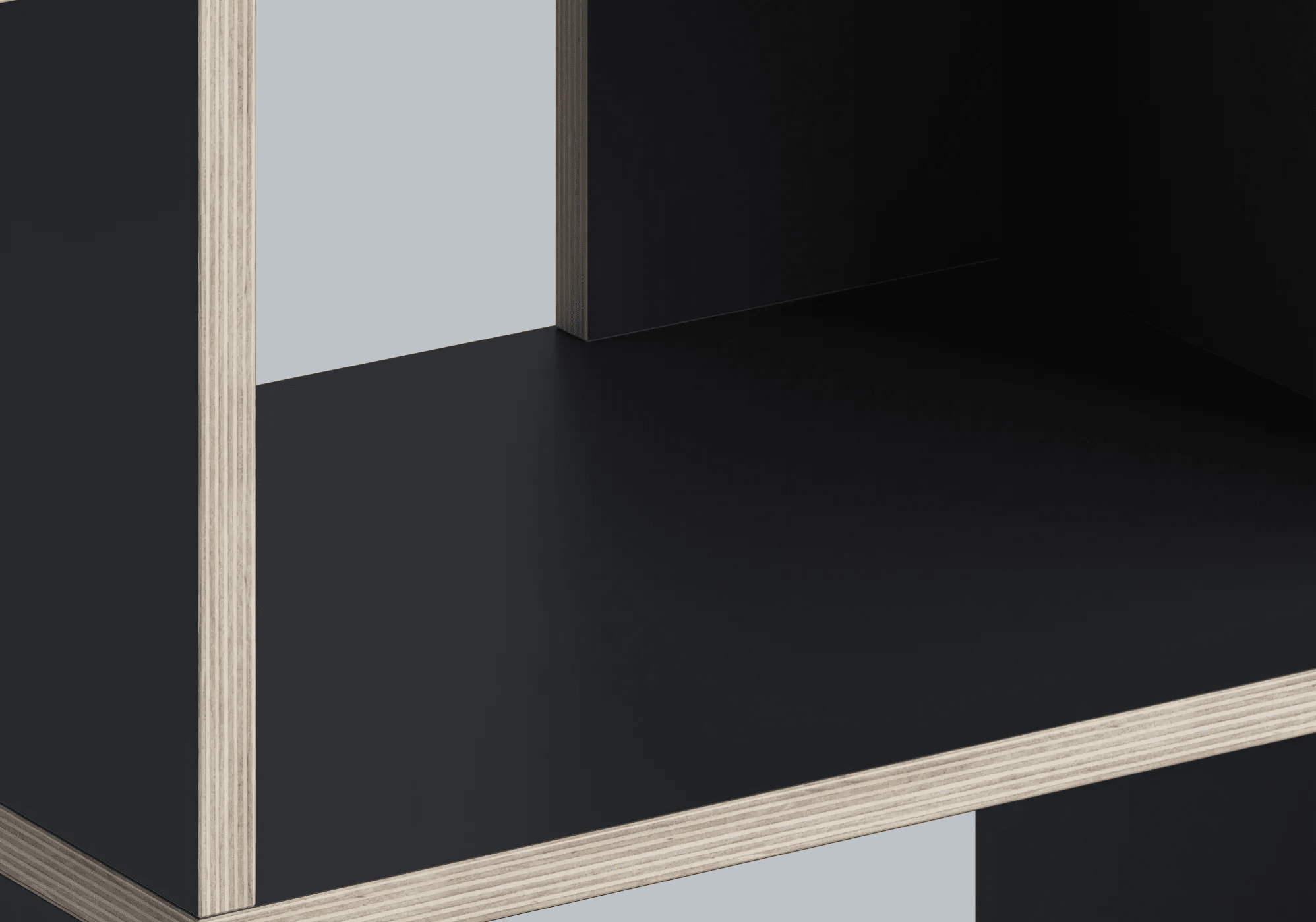 Chest Of Drawers in Black with Backpanels 7