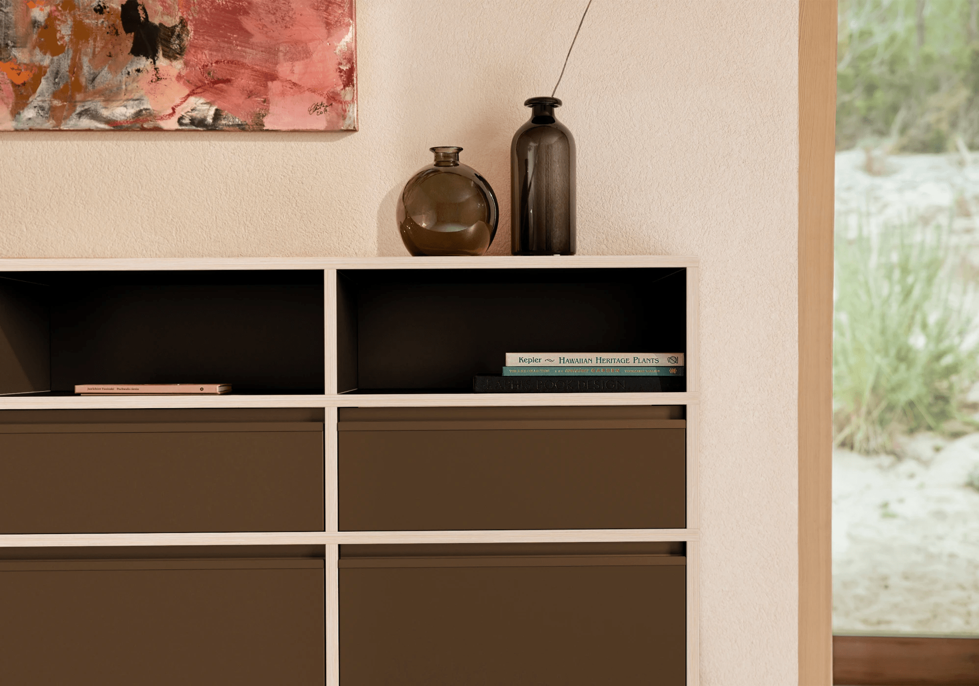 Chest Of Drawers in Brown with Plinth 2