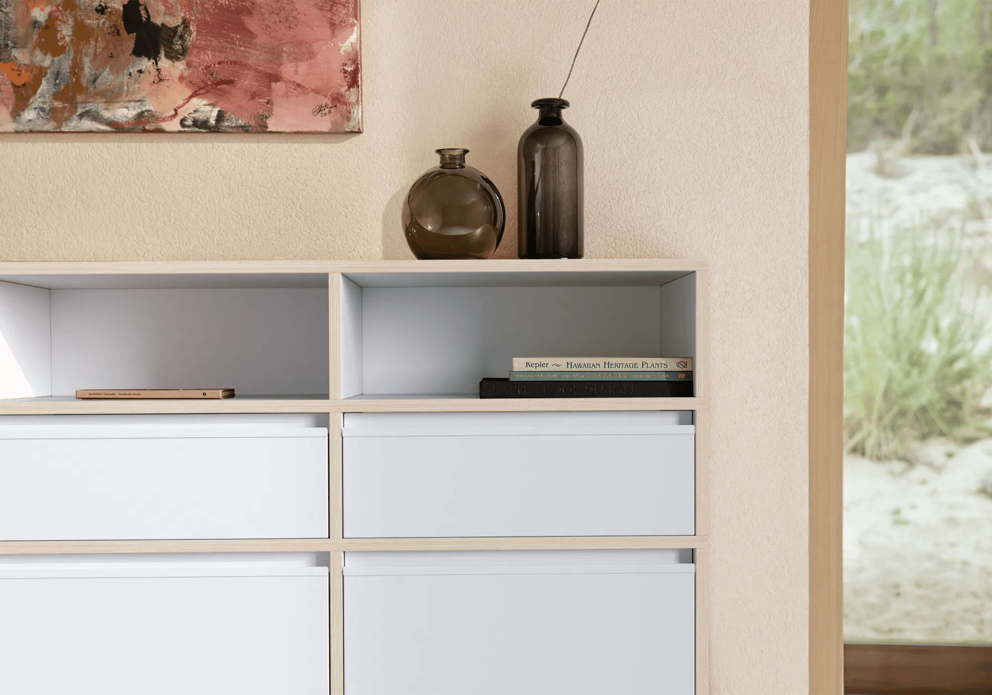 Chest Of Drawers in White with Backpanels and Plinth 2