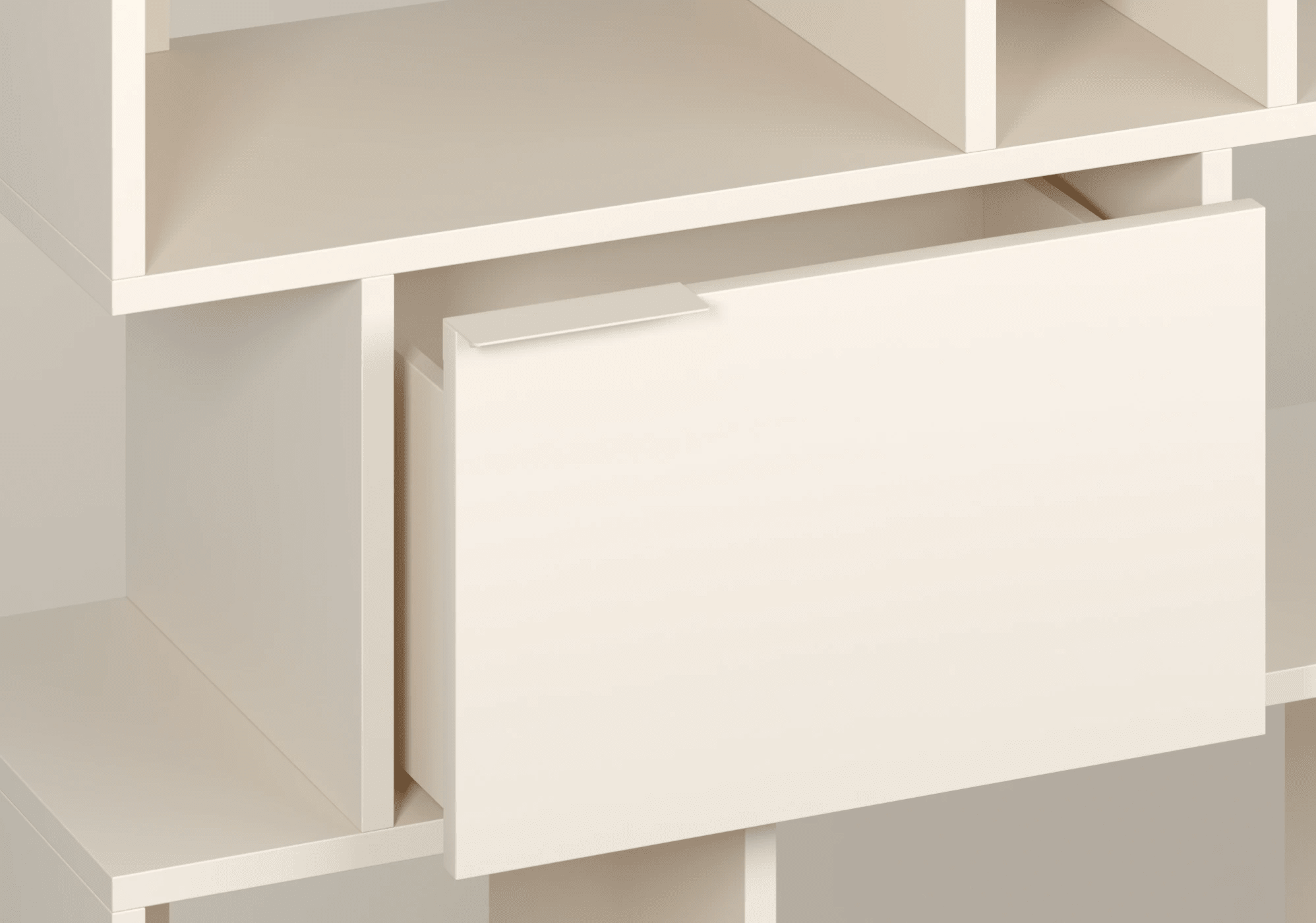 Chest Of Drawers in Beige with Backpanels 7