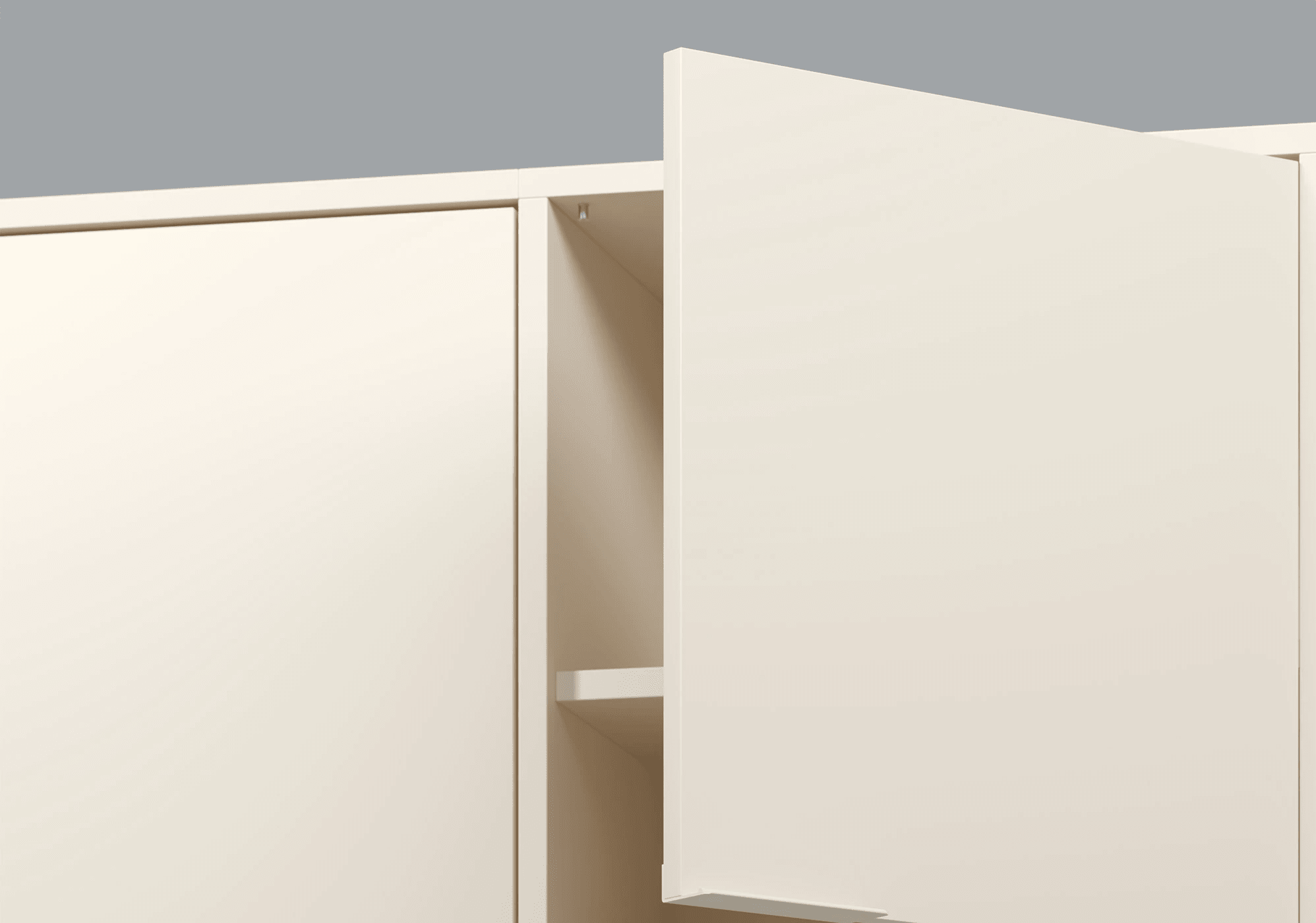 Chest Of Drawers in Beige with Doors 8