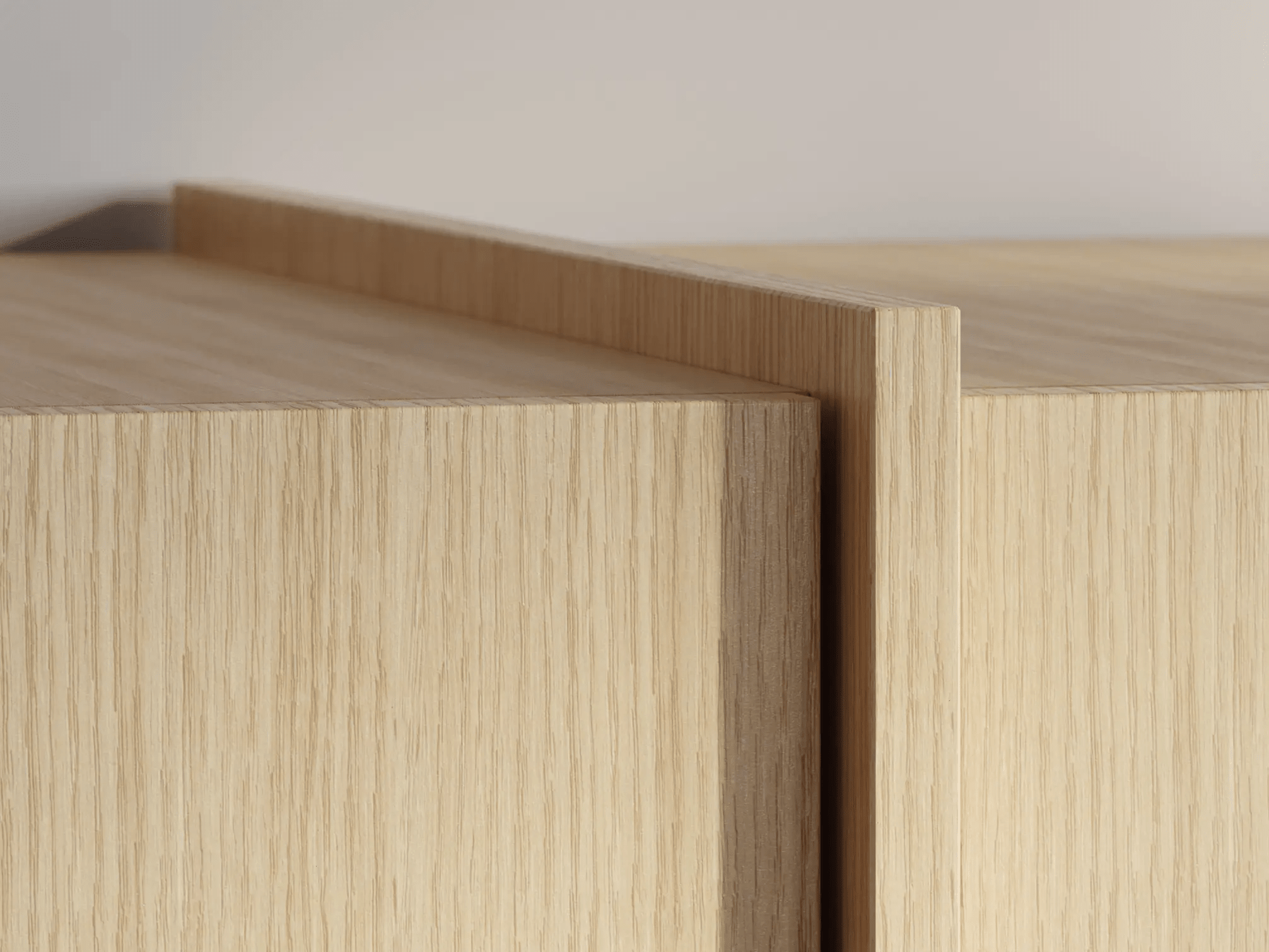 Efekt Jasnego Drewna komoda z szufladami oraz z szufladami zewnętrznymi 8