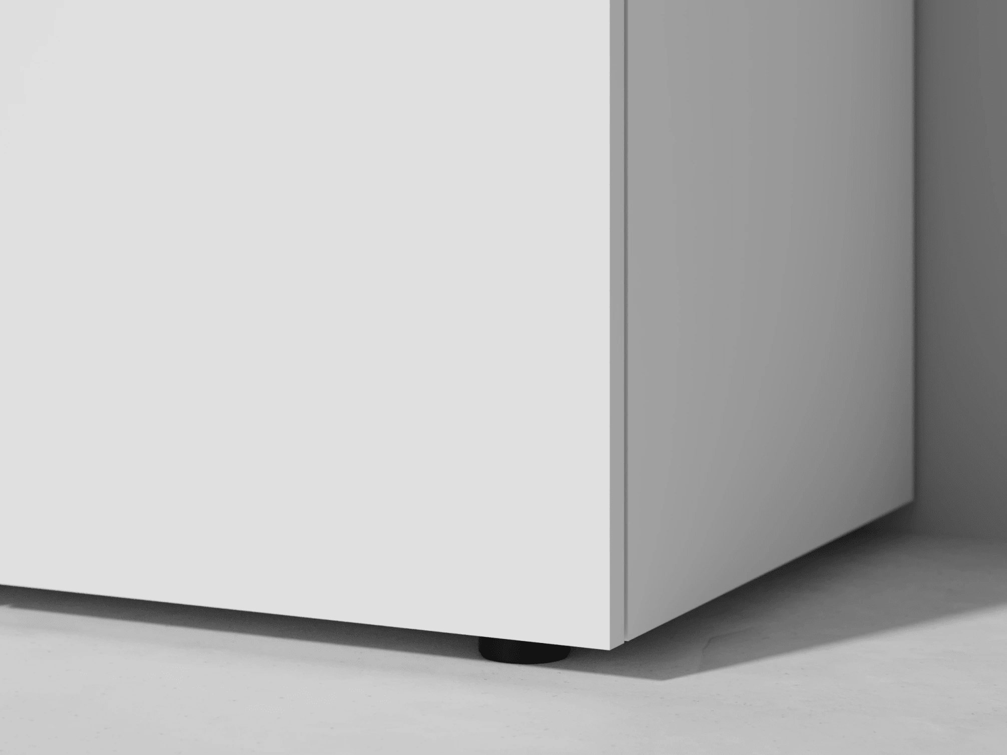 Chest Of Drawers in White with External Drawers 6