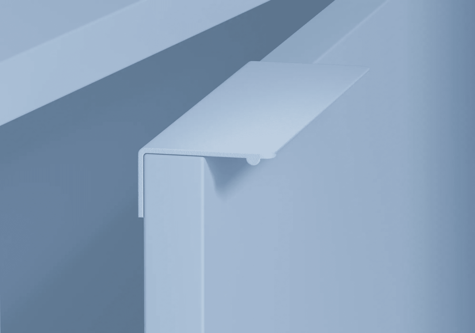 Grosses Hellblau Schuhregal mit Türen und Schubladen - 172x103x32cm 5