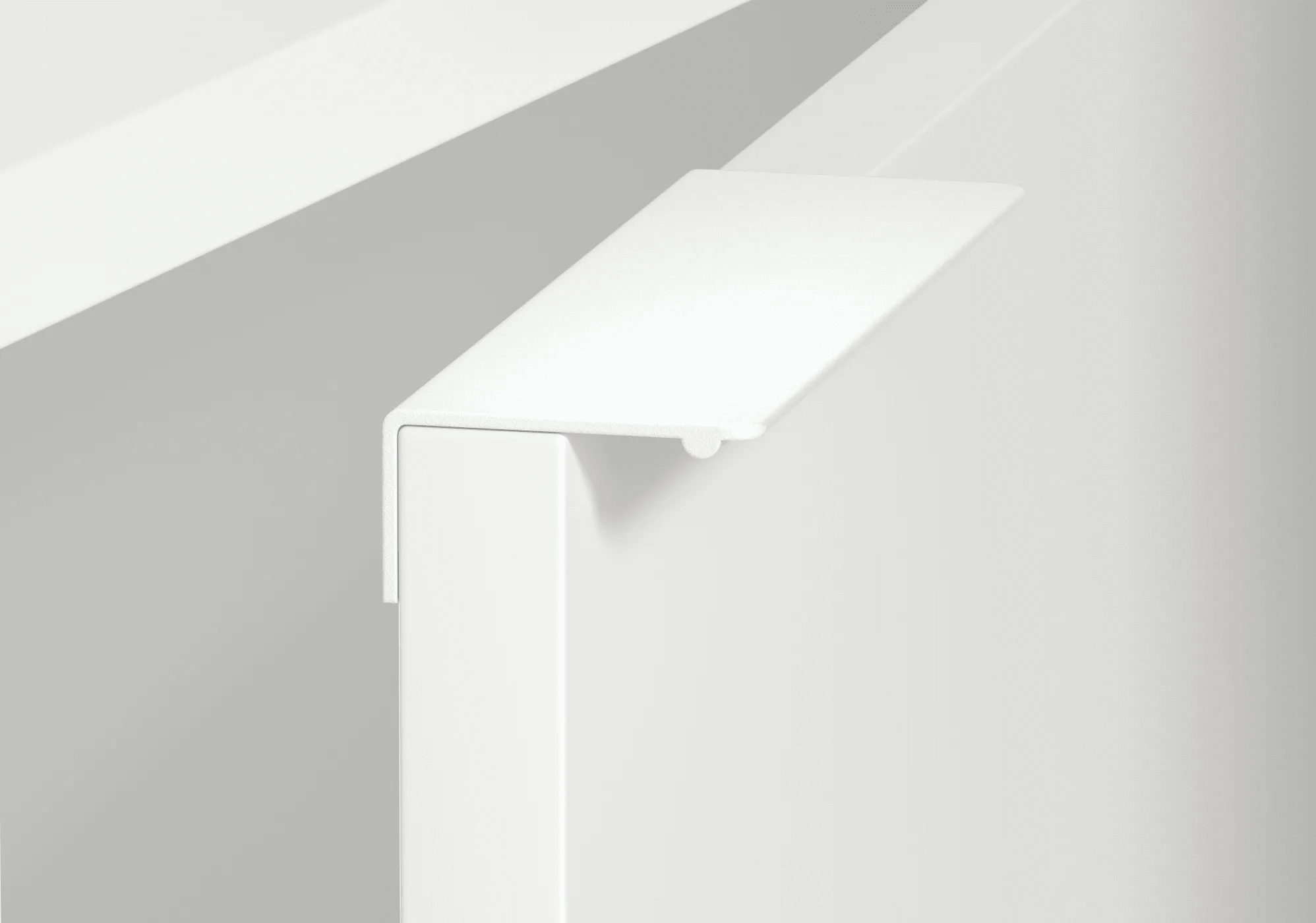 Shoe Rack in White with Legs 5