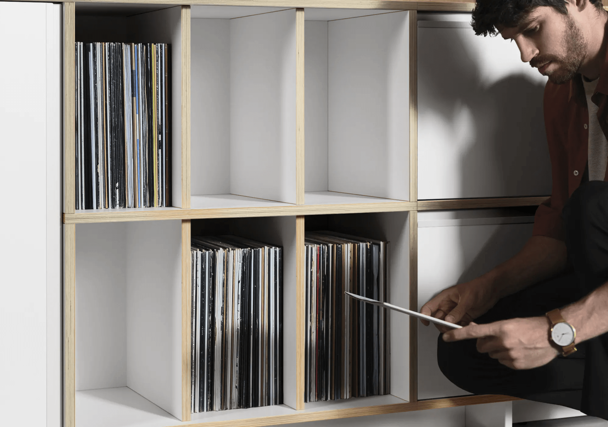 Credenza in Bianco con Ante e Cassetti 2