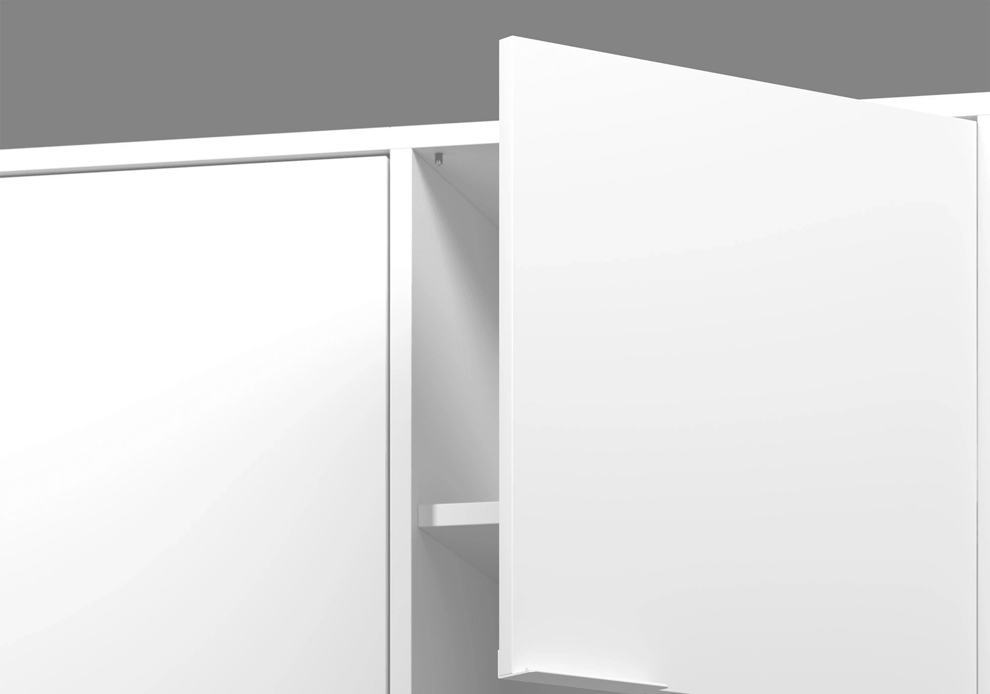 Sideboard in Weiß mit Türen und Schubladen 8