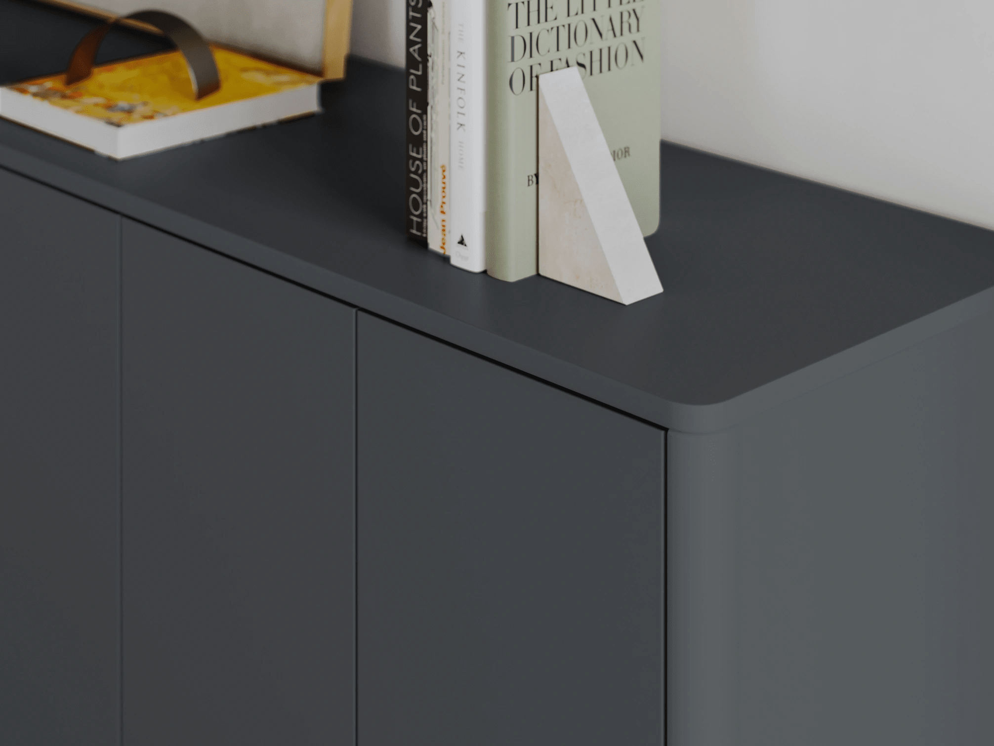 Sideboard in Graphite with External Drawers 3