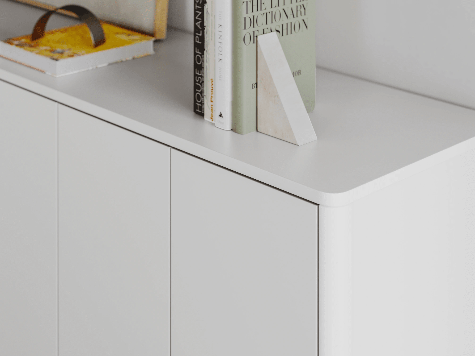 Sideboard in White with External Drawers 3