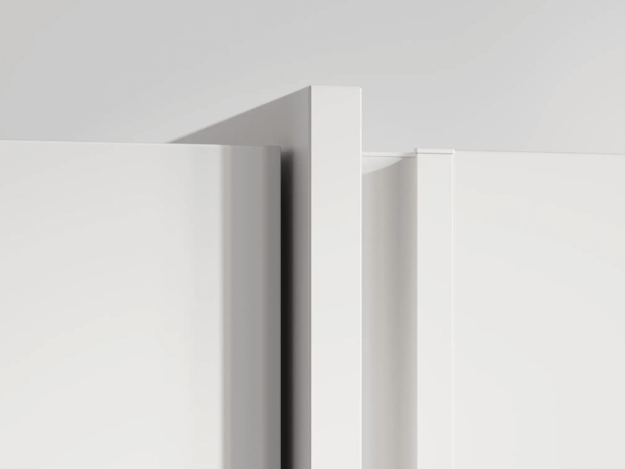 Wall Storage in White with Internal and External Drawers 8