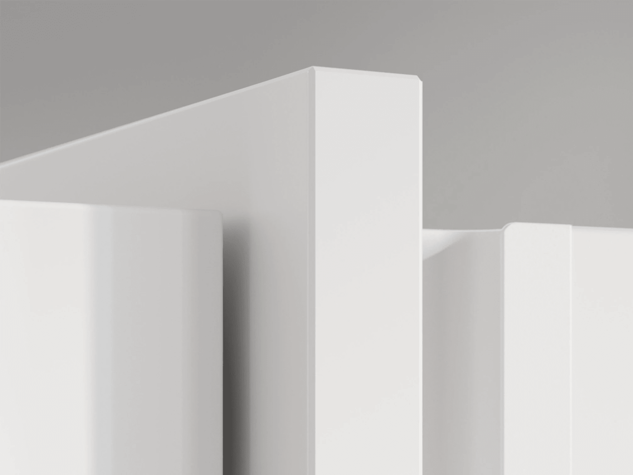 Wysoka Szeroka z 5 drzwiami szafa biały z szufladami wewnętrznymi oraz drążkiem - 355x237x42cm 8