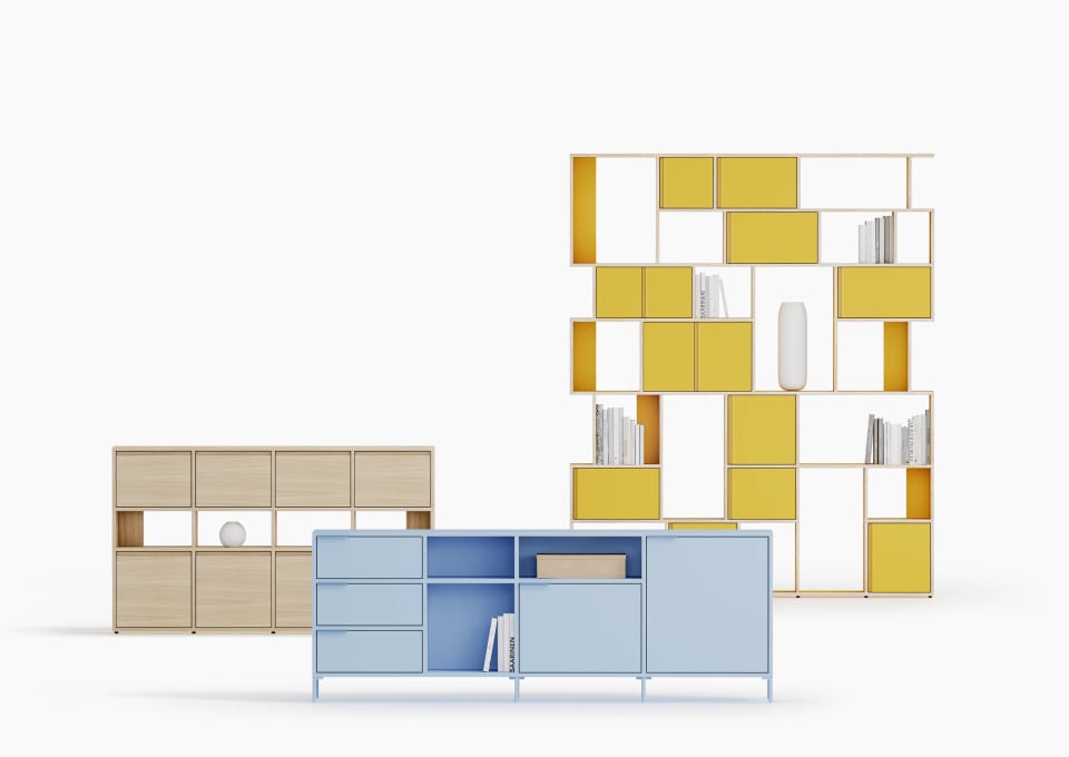 Sample sets for the Type01<br>and Type02 Shelves