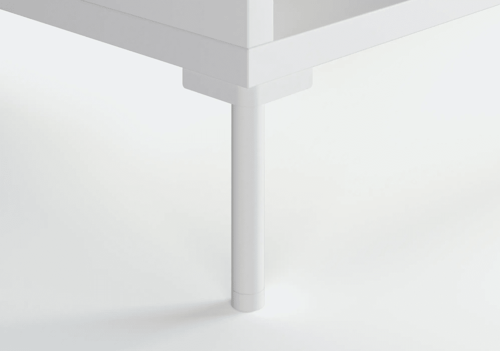 Bedside Table White