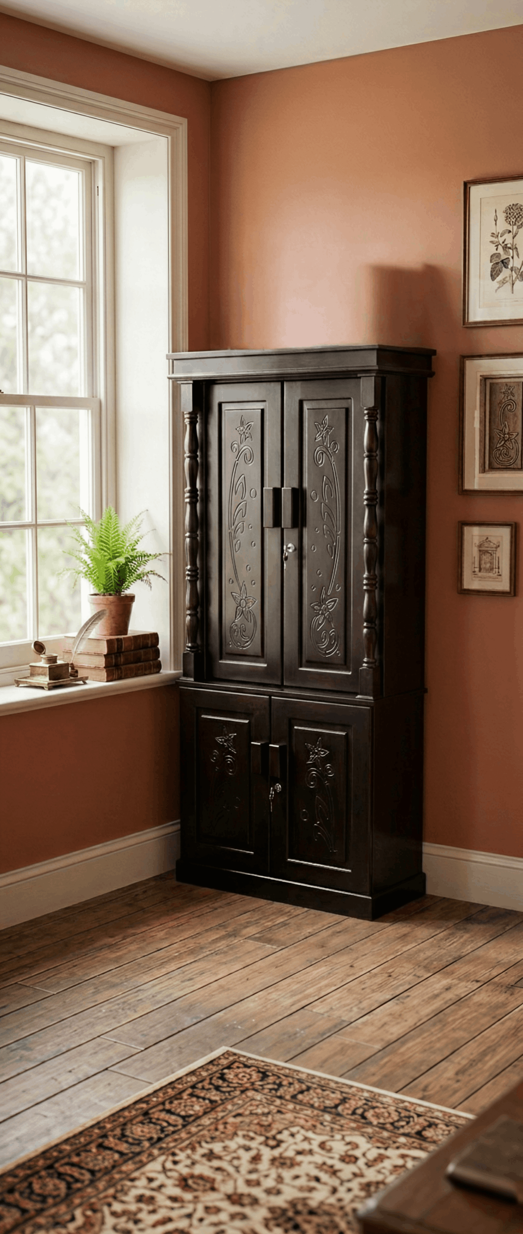 Heritage Carved Wardrobe