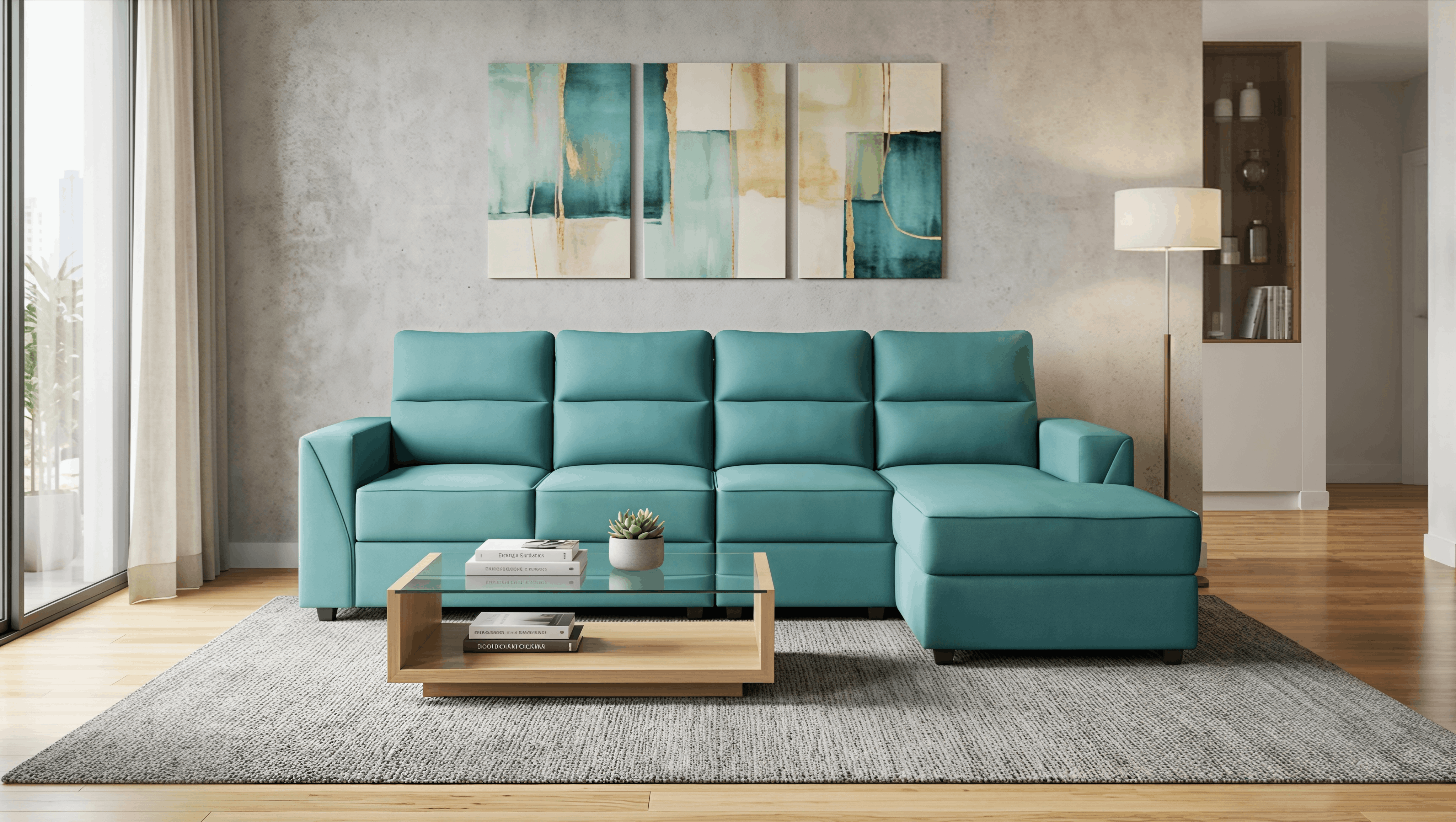 Modern L-Shaped Sofa