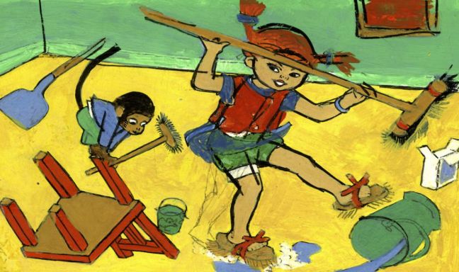 billede til Kvinden, der tegnede Pippi Langstrømpe