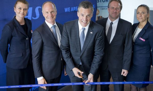 billede til Første direkte flyvning København-Boston