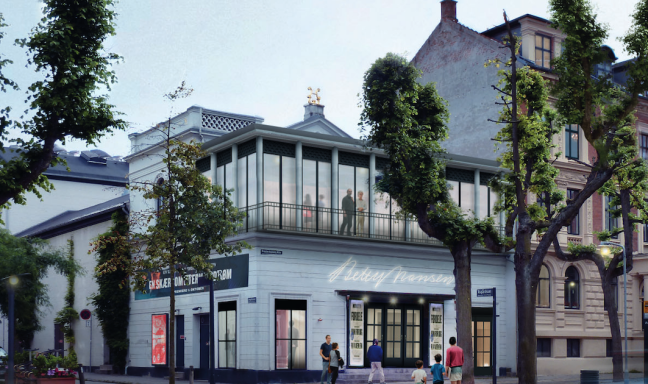 billede til Historisk teater på Frederiksberg får ny facade
