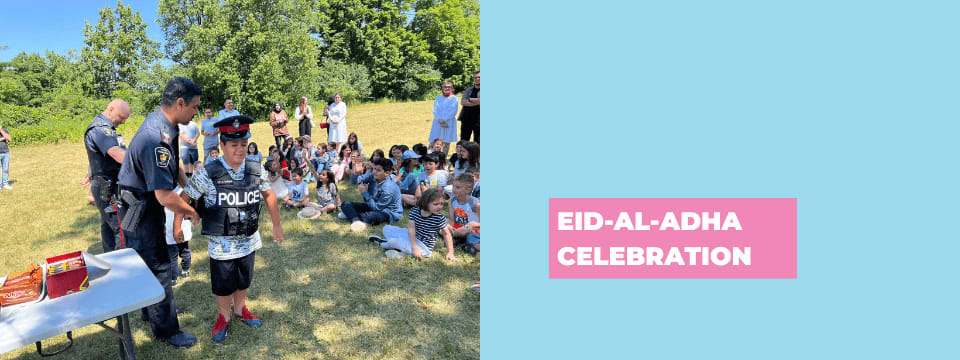 Community members celebrating Eid-al-Adha at Boyd Conservation Park
