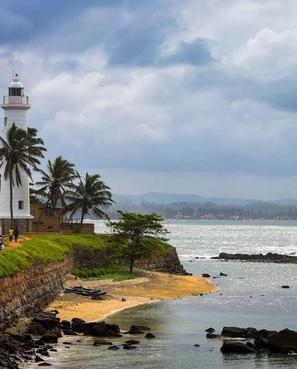 The ramparts of Galle Fort on the south coast