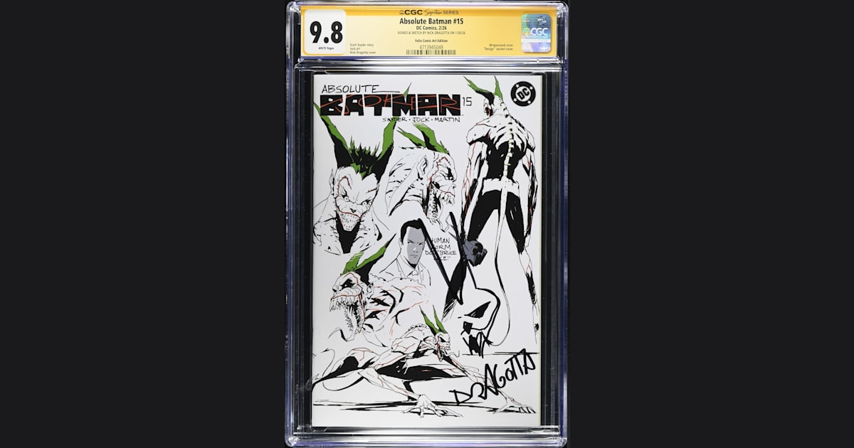 Absolute Batman #15 CGC 9.8 SS, signed by Nick Dragotta | Raremarq