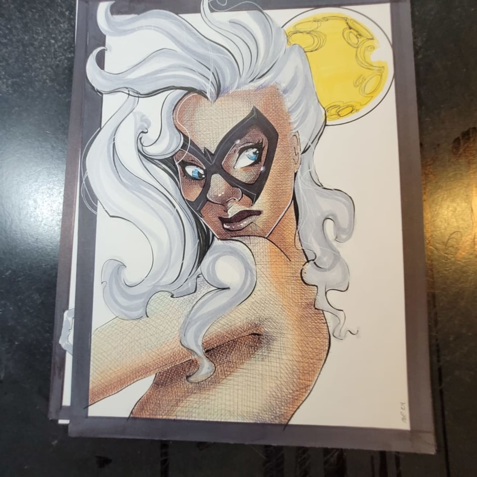 Black Cat Original Comic Art Listed by @onyxcomics | Raremarq