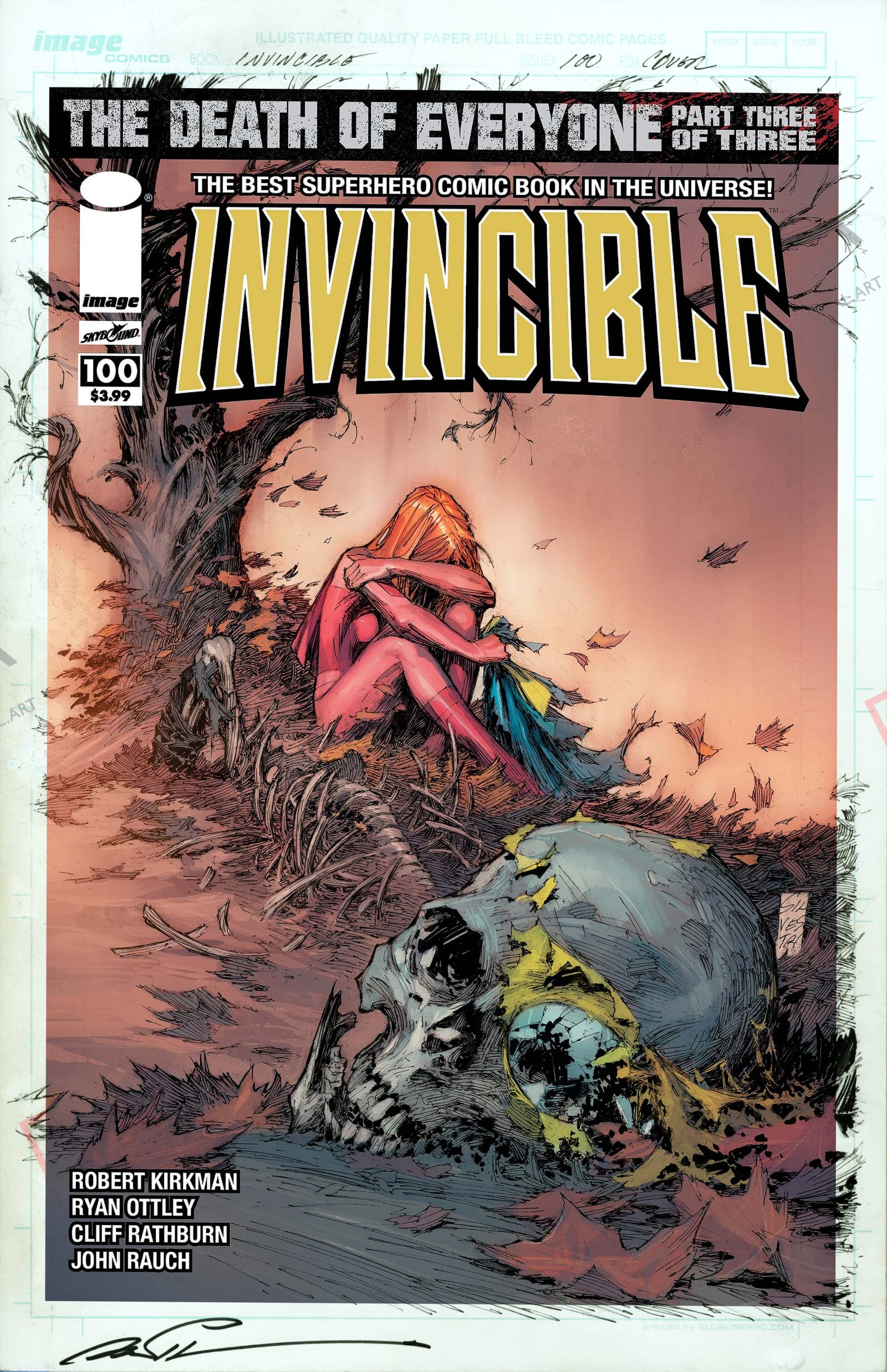 OA 63: Invincible 100 Cover | Original Comic Art | Raremarq