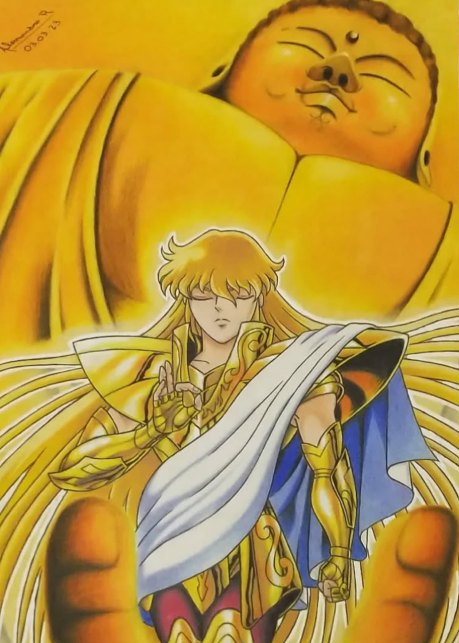 Saint Seiya Illustration | Original Comic Art for Sale | Raremarq