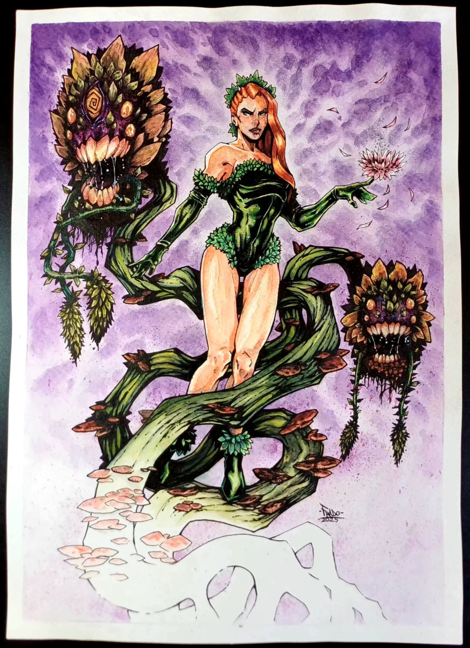 Poison Ivy Original Art Original Comic Art Listed by Fırat | Raremarq