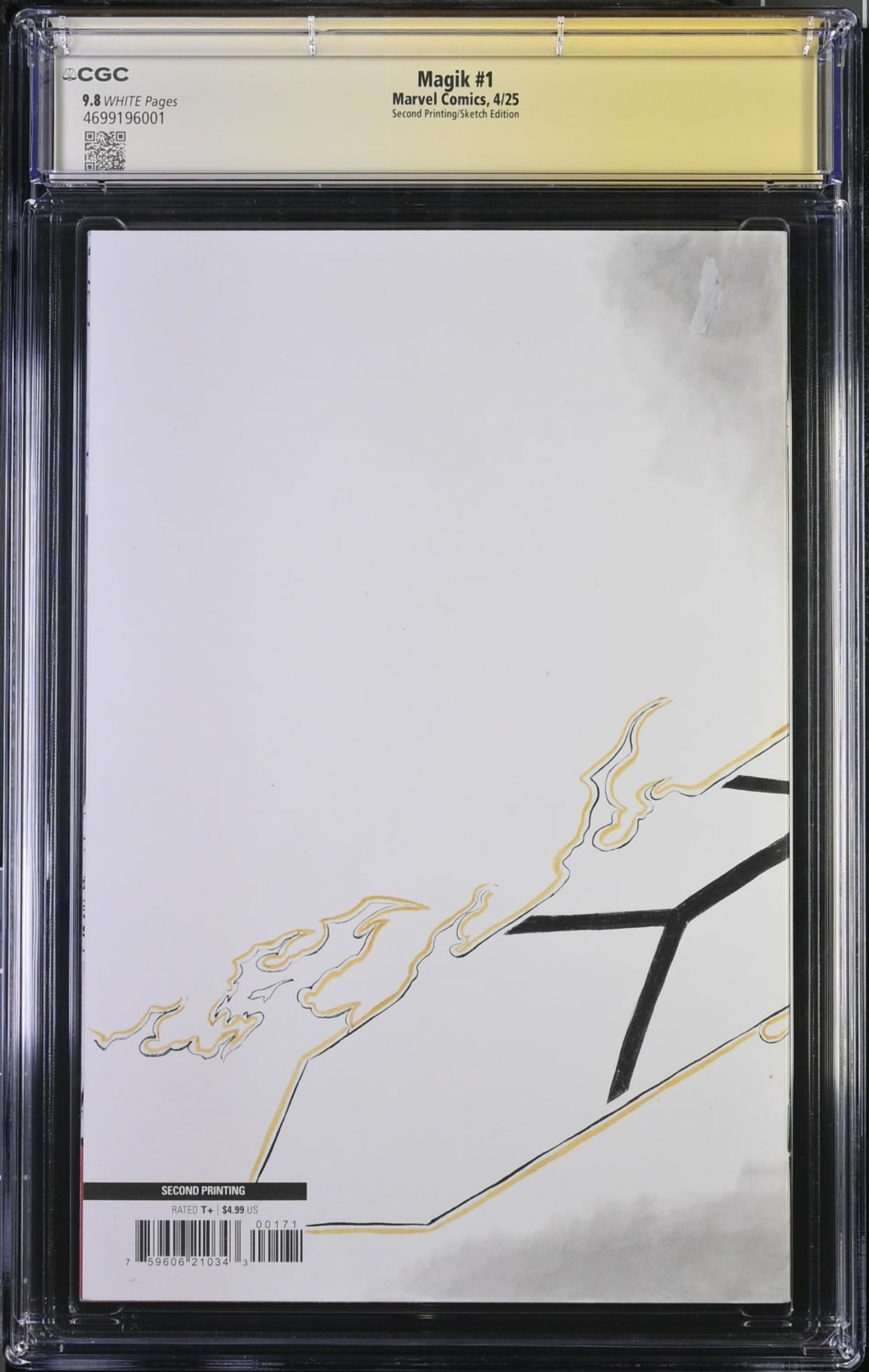 Magik #1 CGC, signed by Jason Lan | Sketch Covers | Raremarq