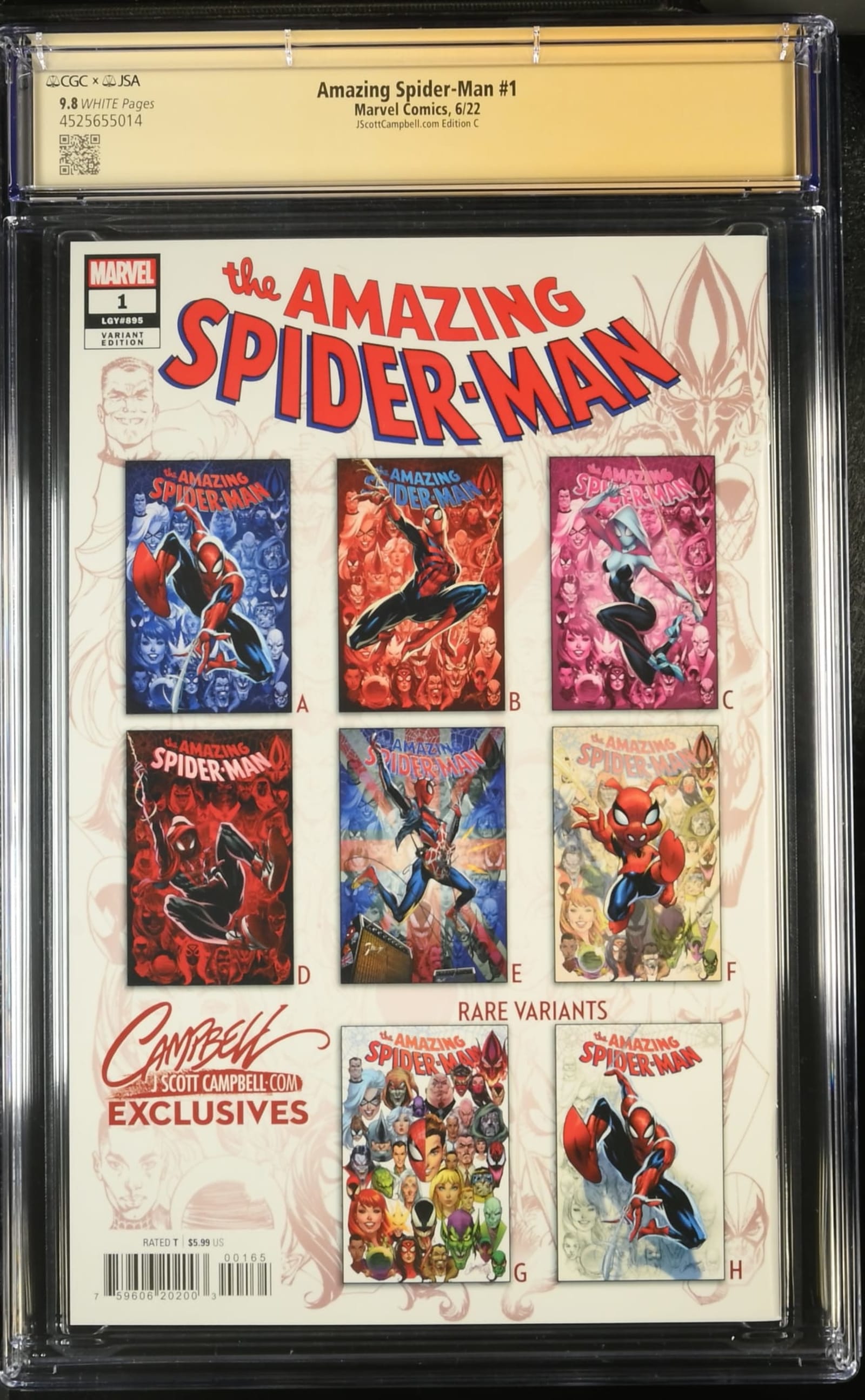 Amazing Spider-Man #1 CGC 9.8 CGCxJSA | Graded Comics | Raremarq