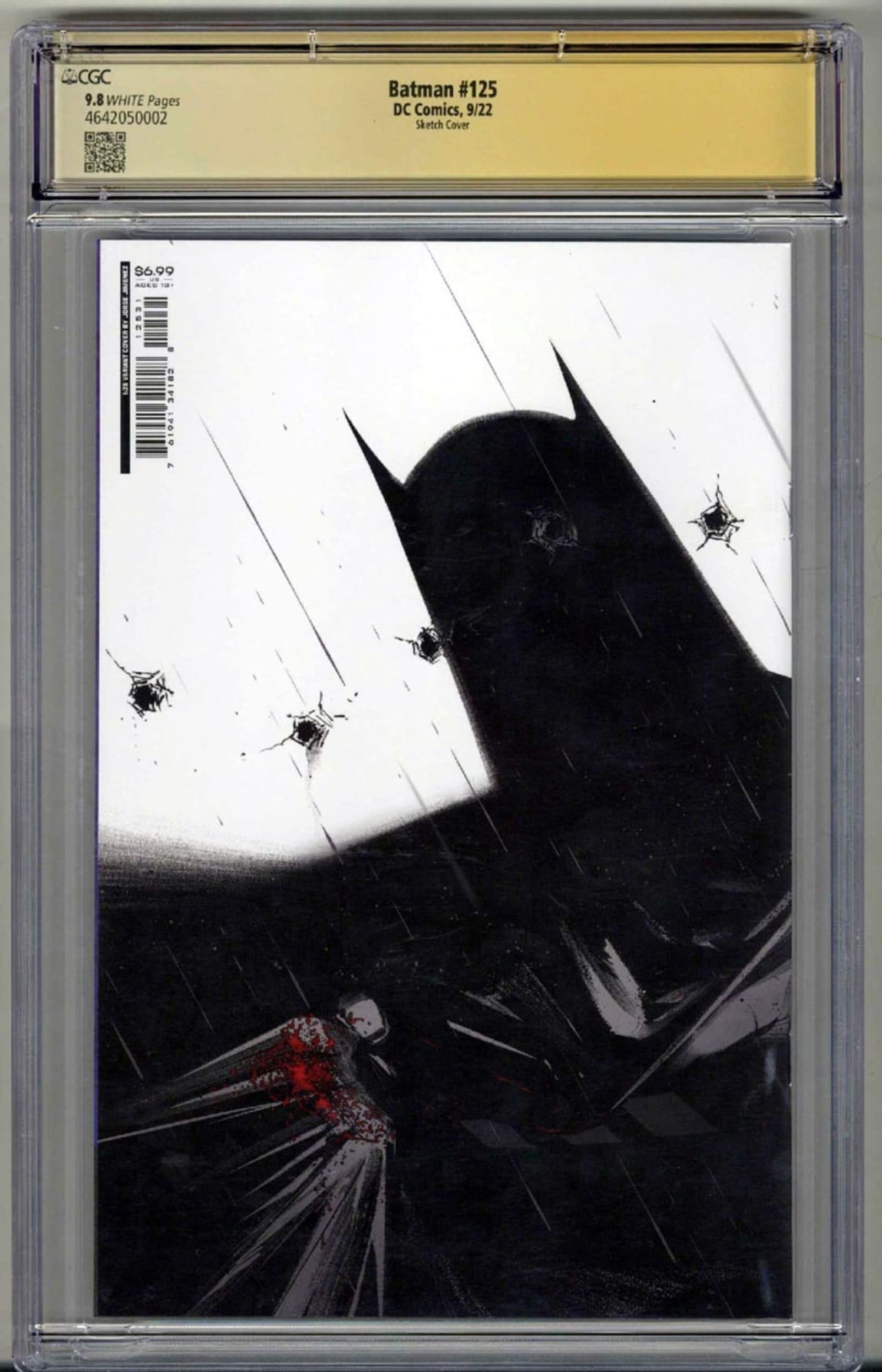 Batman #125 CGC 9.8 SS, signed by Jorge Jimenez | Raremarq