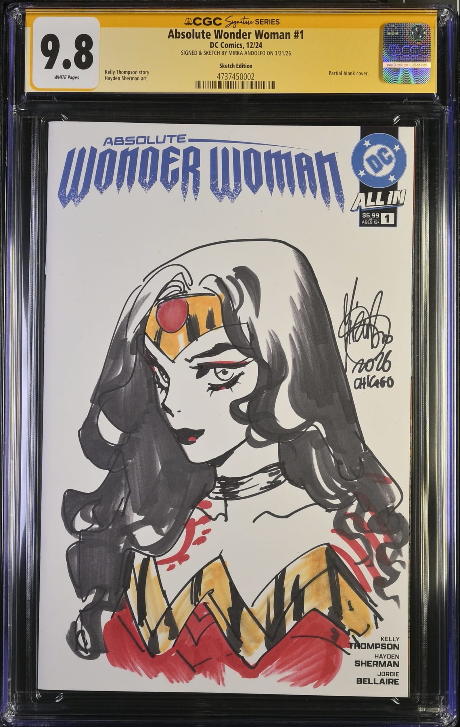 【限定】原画ワンダーウーマン Wonder Woman Original Art for Sale | Raremarq