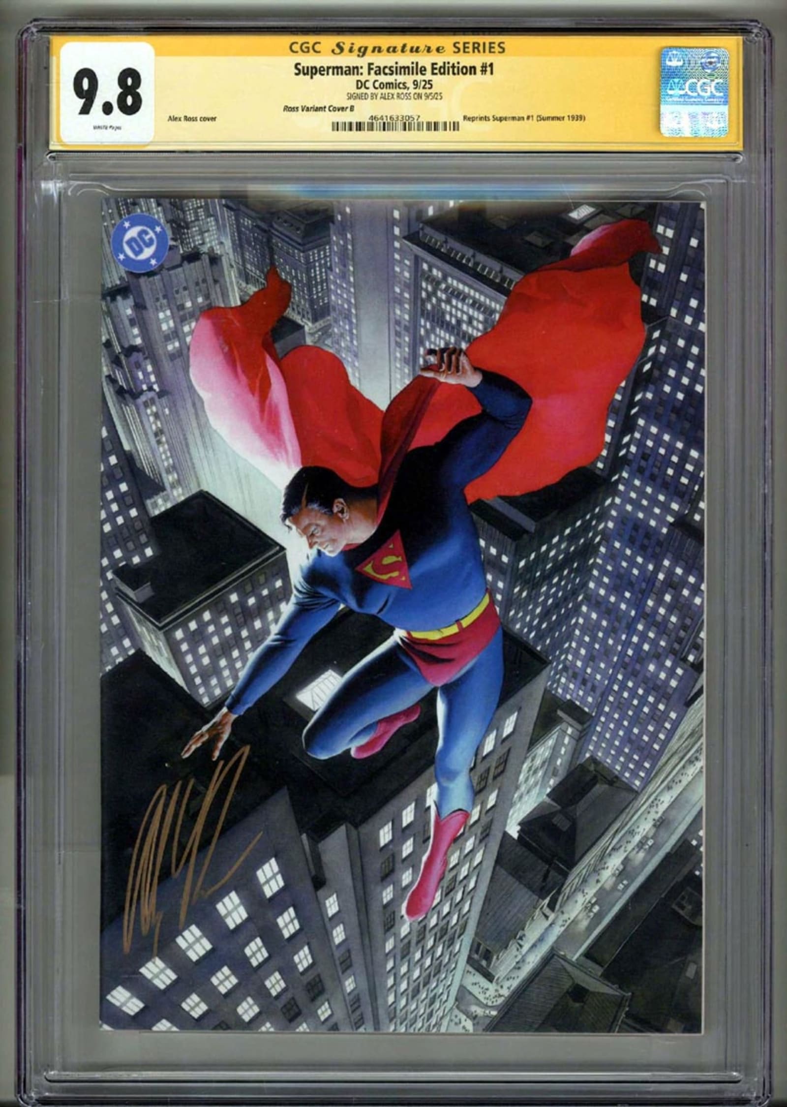 Superman: Facsimile Edition #1 CGC 9.8 Signature Series | Raremarq