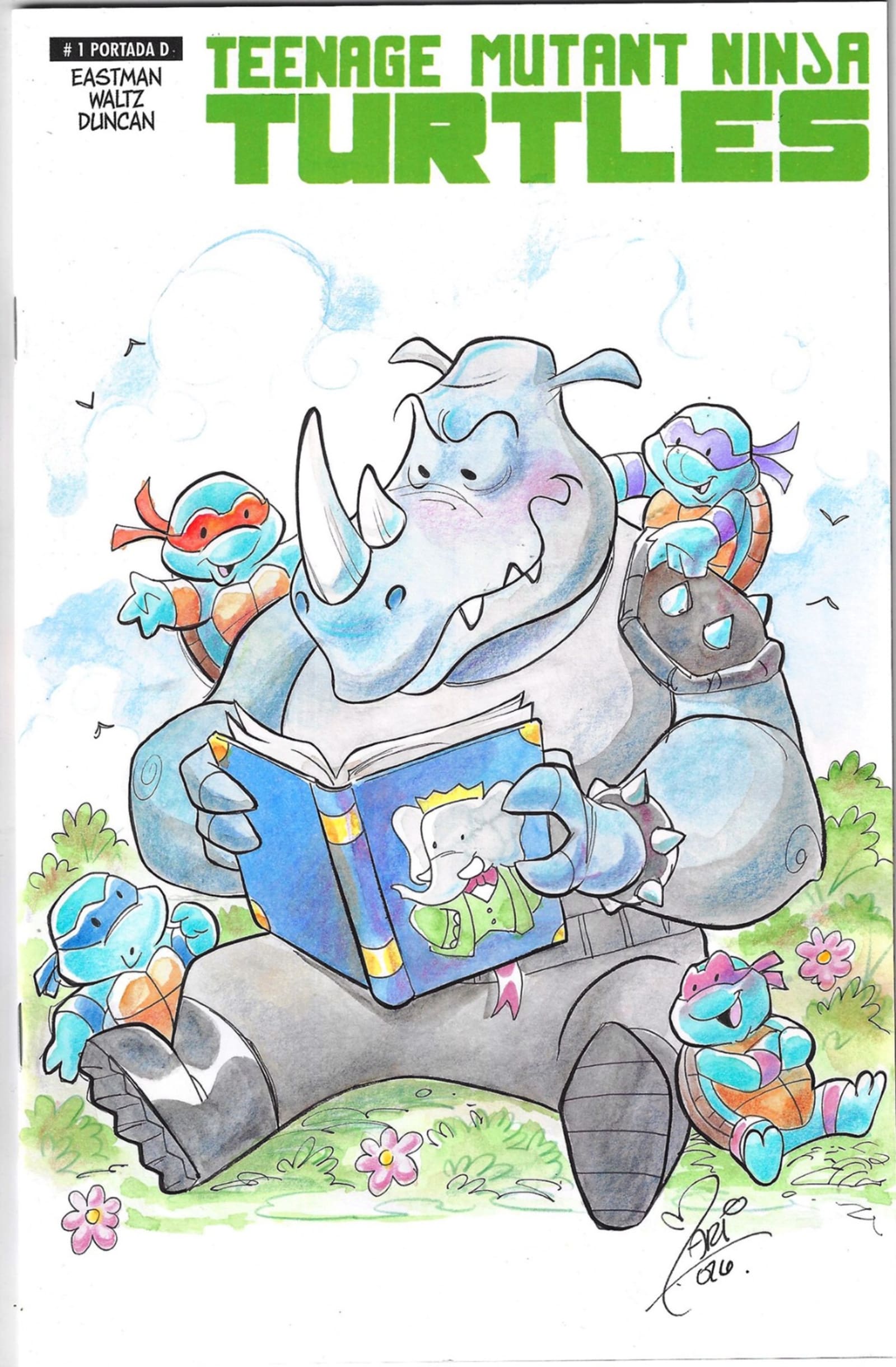★Original ART ‘Turtle’ Teenage Mutant Ninja Turtles Original Art for Sale | Raremarq