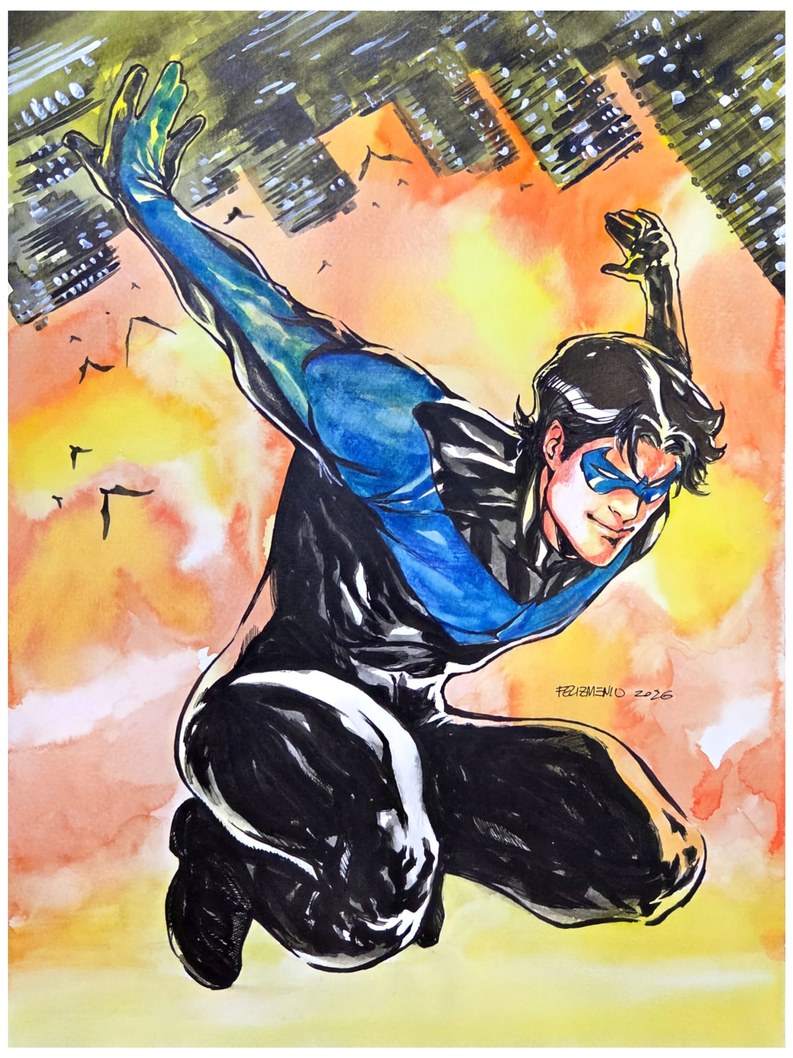 Nightwing Original Art for Sale | Raremarq